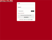 Tablet Screenshot of growyobiz.mail.servecake.com